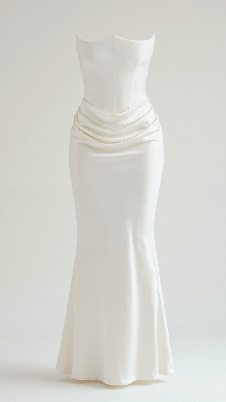 Esmeralda - Vestido comprido com corpete