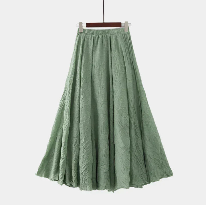Saia Elegante de Cintura Alta