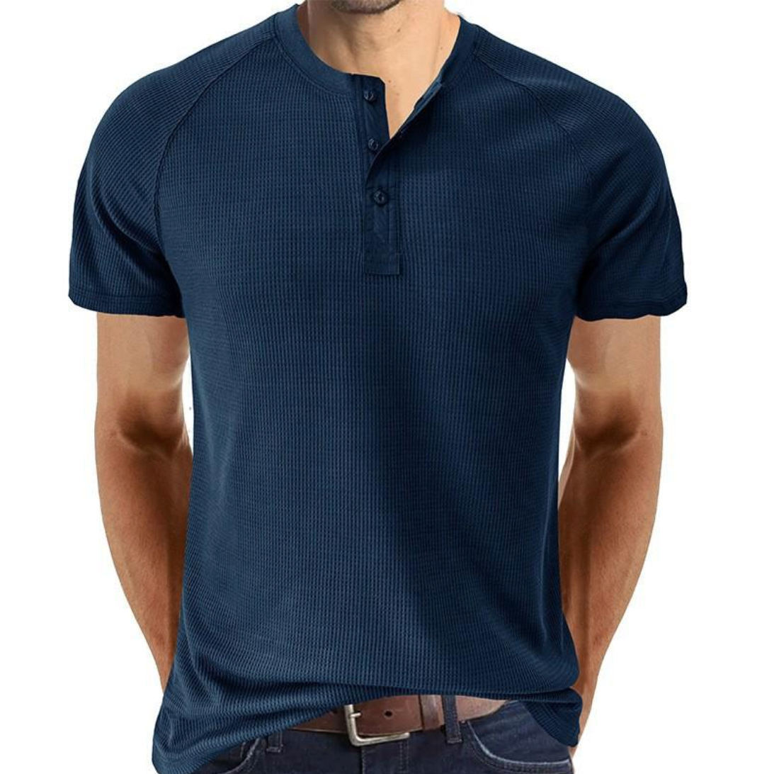 Camisa Henley - Abertura de Botões