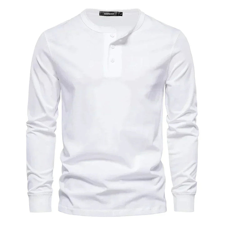 Camisa Henley - Mistura Suave Respirável