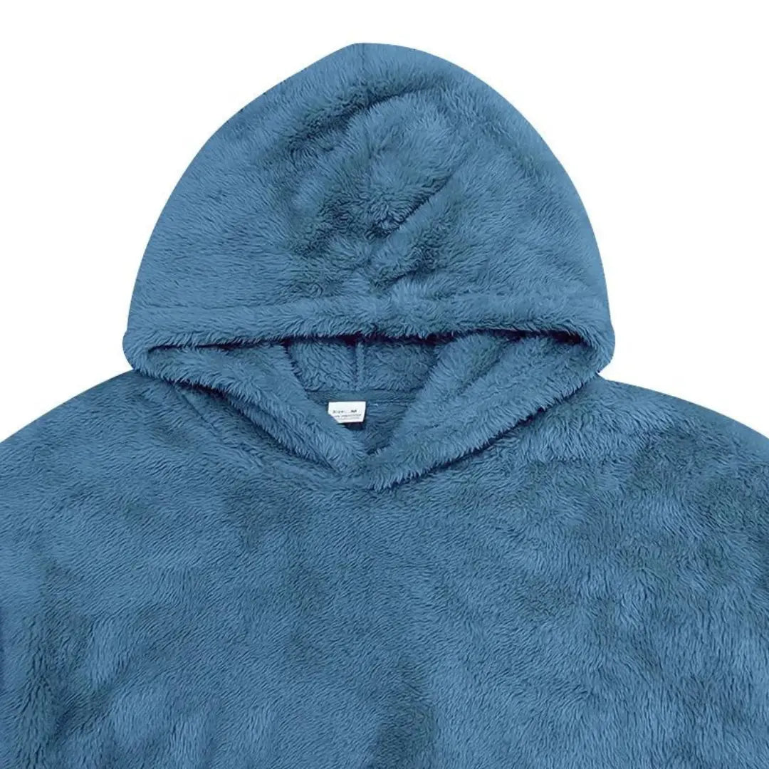 Hoodie - Mistura de Fleece com Capuz