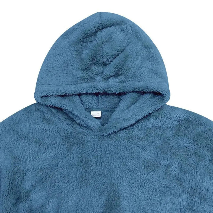 Hoodie - Mistura de Fleece com Capuz