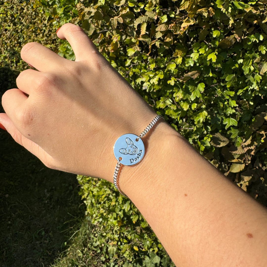 Pulseira Personalizável com Nome e Foto