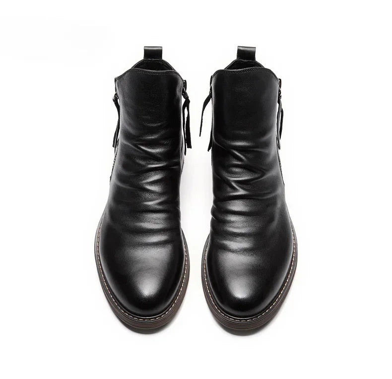 Paulo - Botas Chelsea em Couro