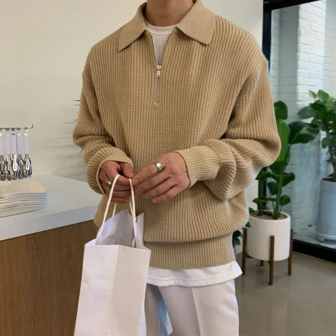 João - Pullover de Malha Misturada