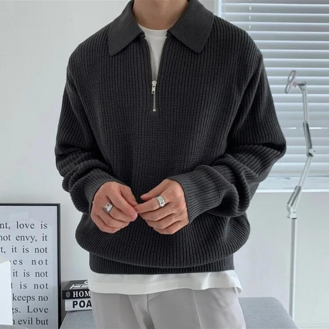 João - Pullover de Malha Misturada
