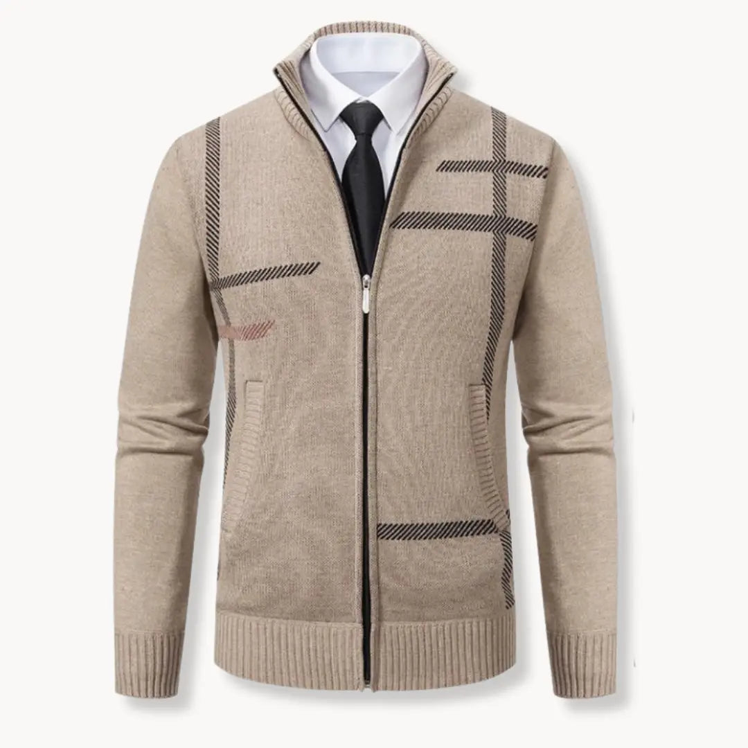 Sweater de Malha - Fecho Frontal Total