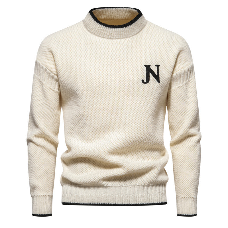 Sweater de Malha - Tecido de Mistura