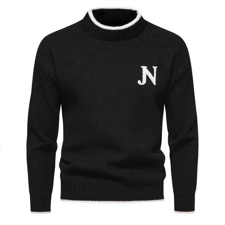 Sweater de Malha - Tecido de Mistura