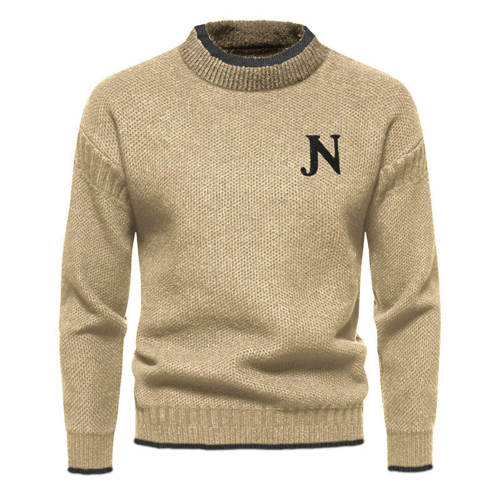 Sweater de Malha - Tecido de Mistura
