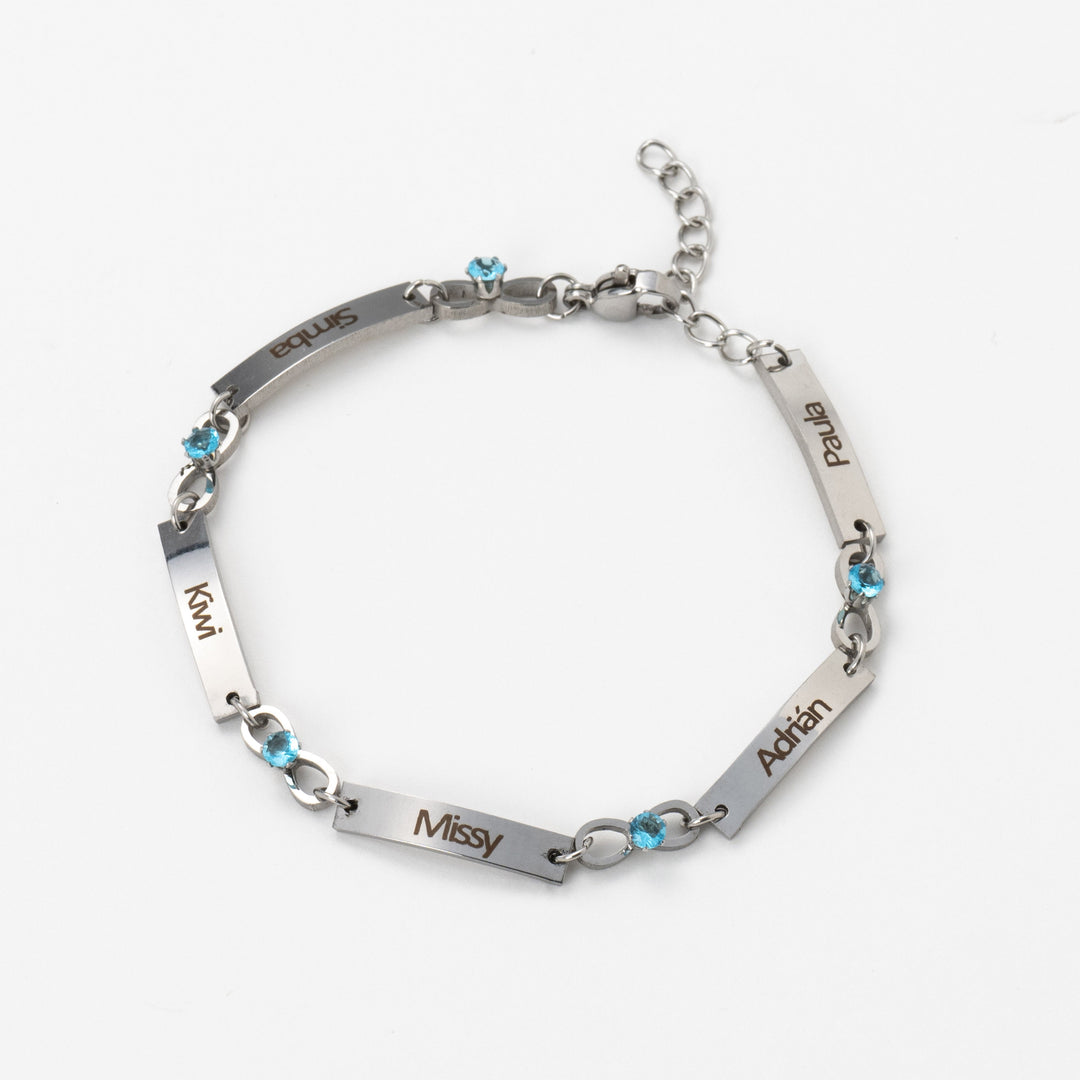 Pulseira Infinito Personalizada