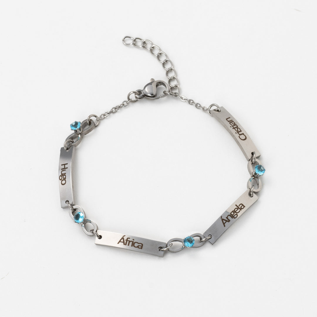 Pulseira Infinito Personalizada