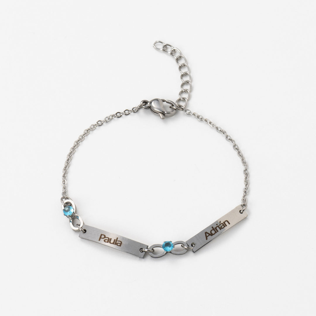 Pulseira Infinito Personalizada