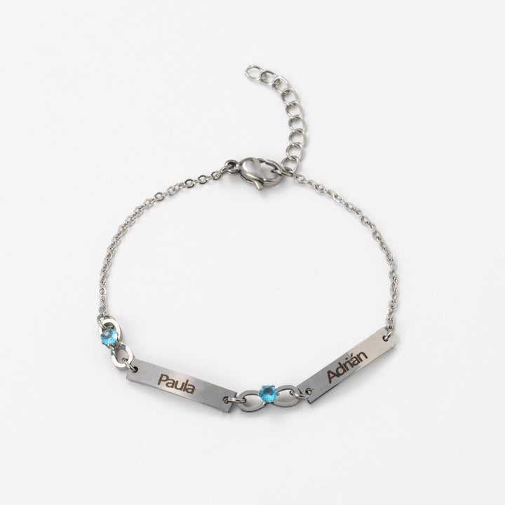 Pulseira Infinito Personalizada