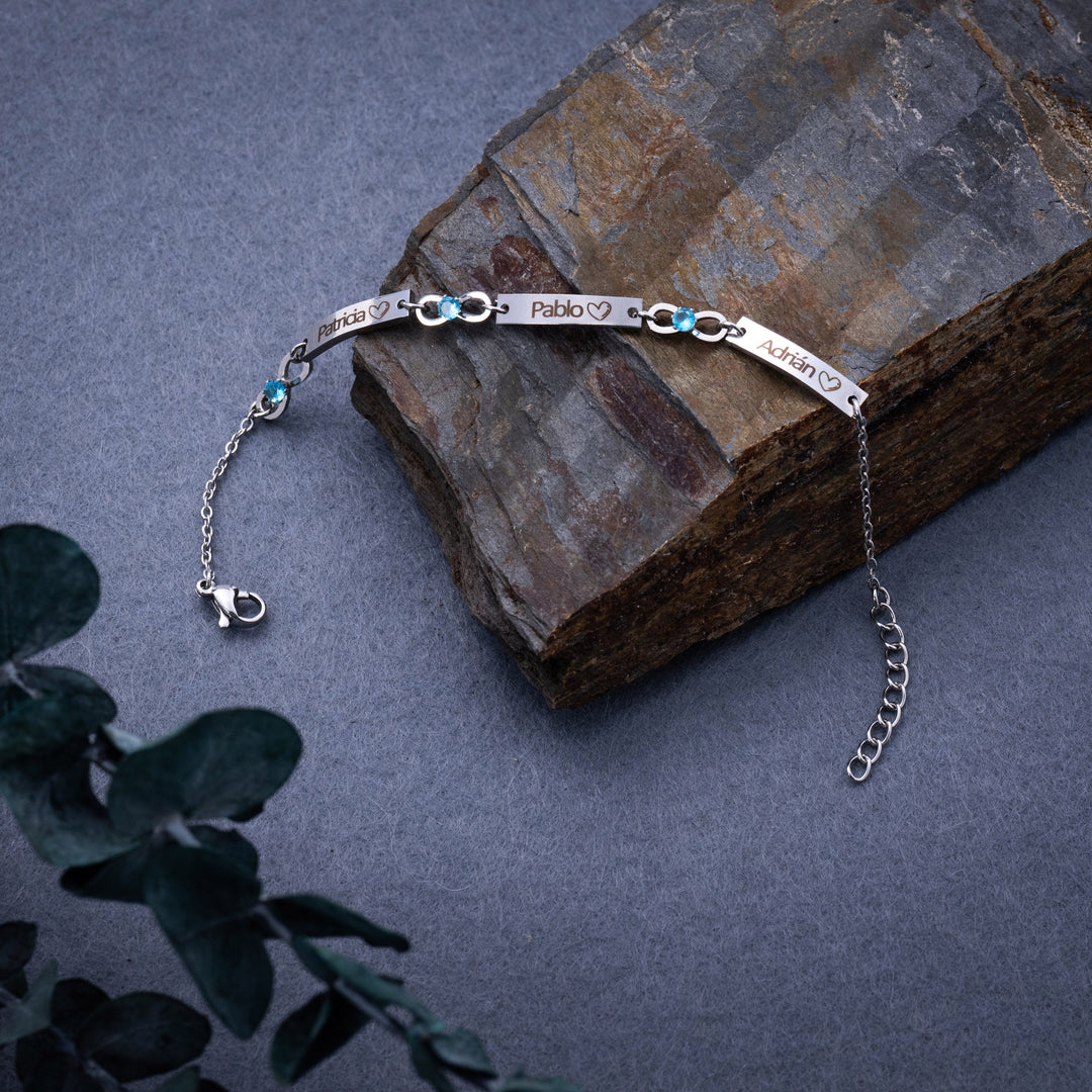 Pulseira Infinito Personalizada