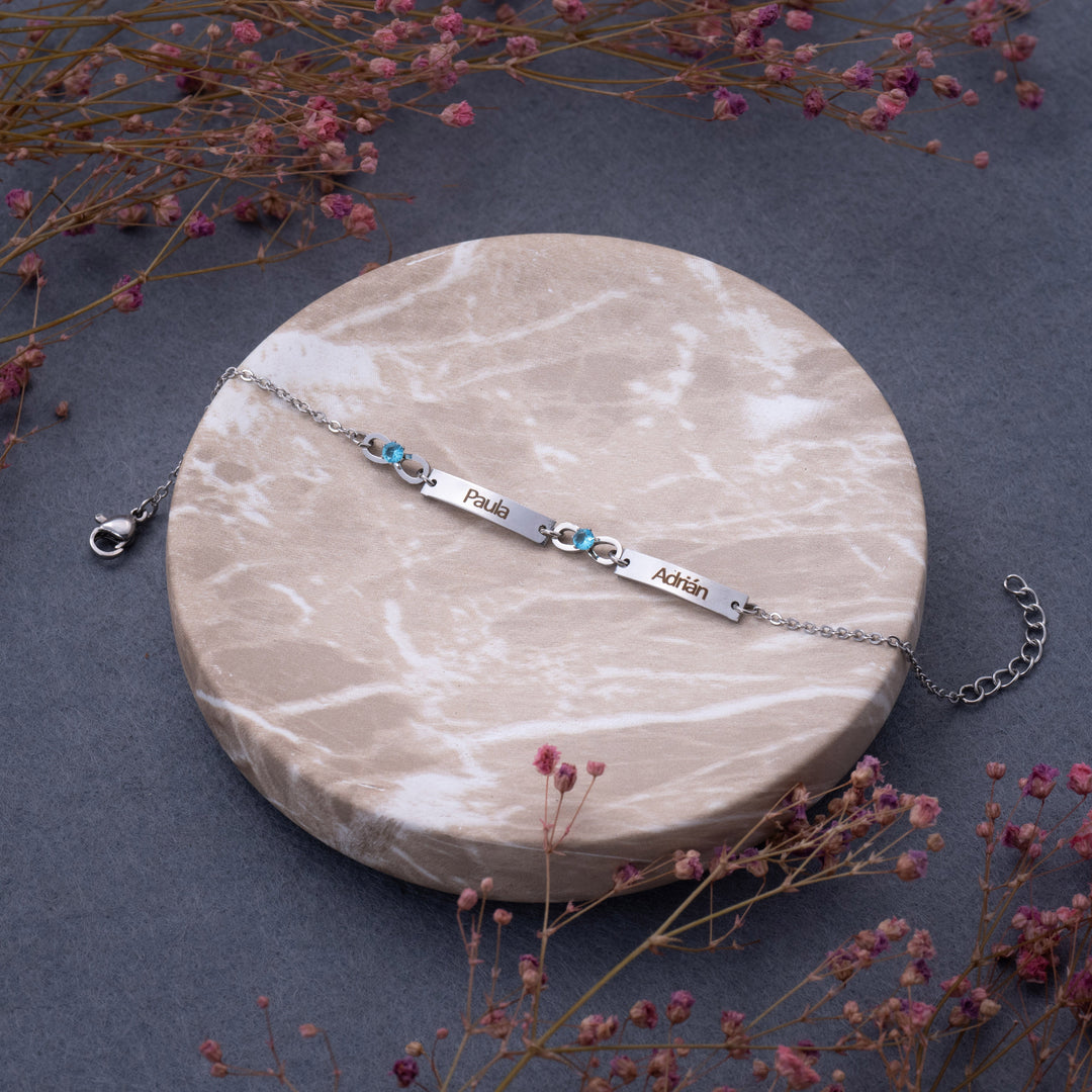 Pulseira Infinito Personalizada