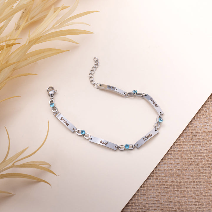 Pulseira Infinito Personalizada
