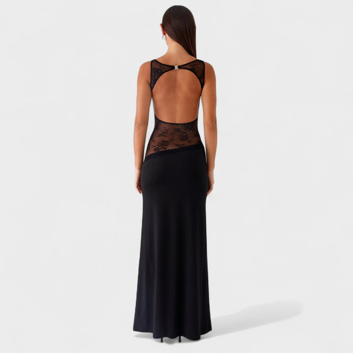 Lucinda - Vestido comprido de renda