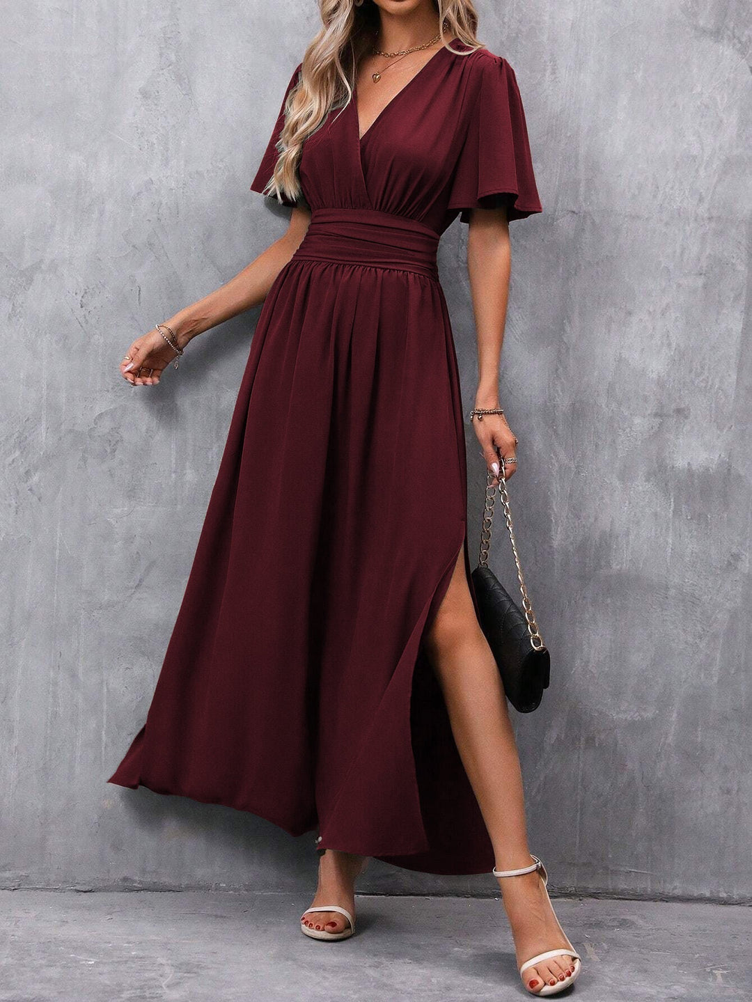Eterna - Vestido Maxi Elegante Preto