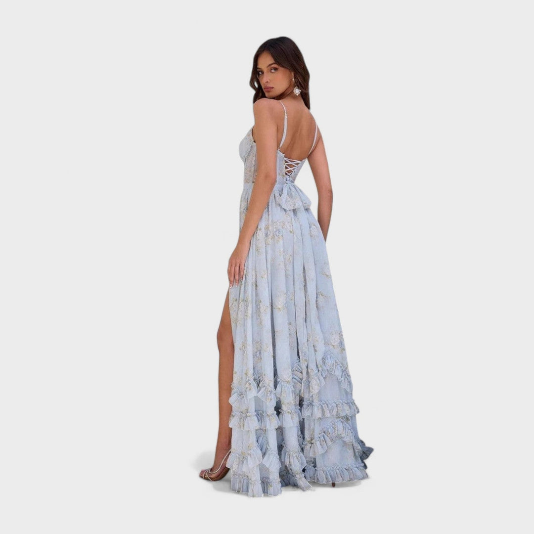 Florência - Vestido longo boémio fenda