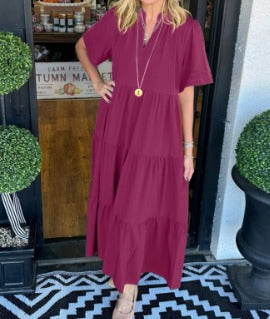 Carlota - Vestido Maxi com Movimento