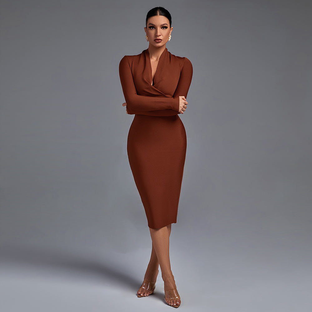 Samara - Vestido de Manga Comprida
