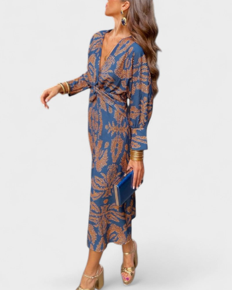 Sabrina - Vestido midi sofisticação