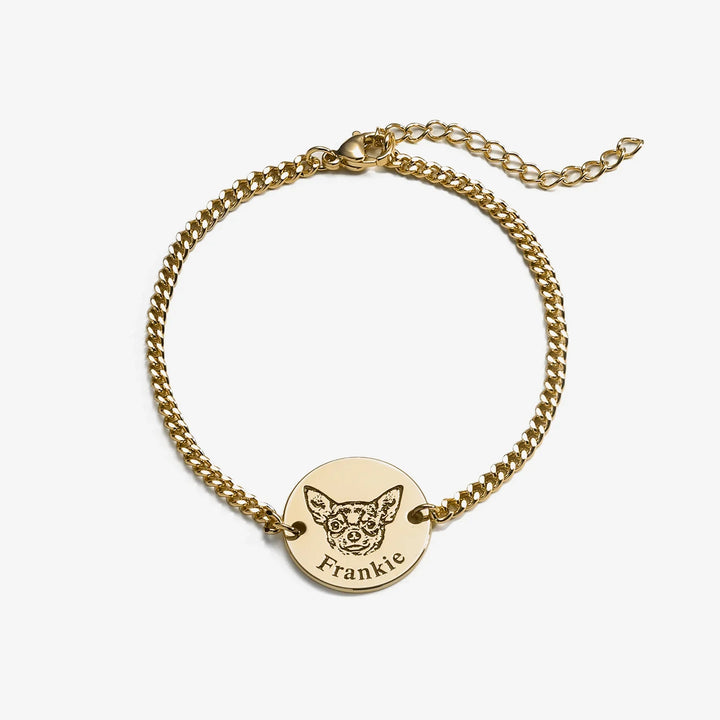 Pulseira Personalizável com Nome e Foto