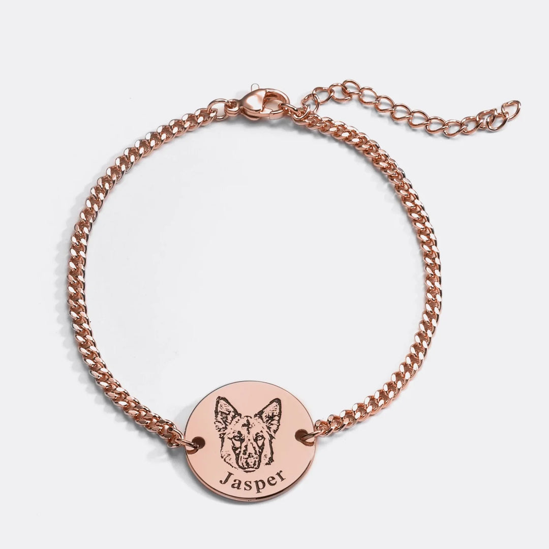 Pulseira Personalizável com Nome e Foto