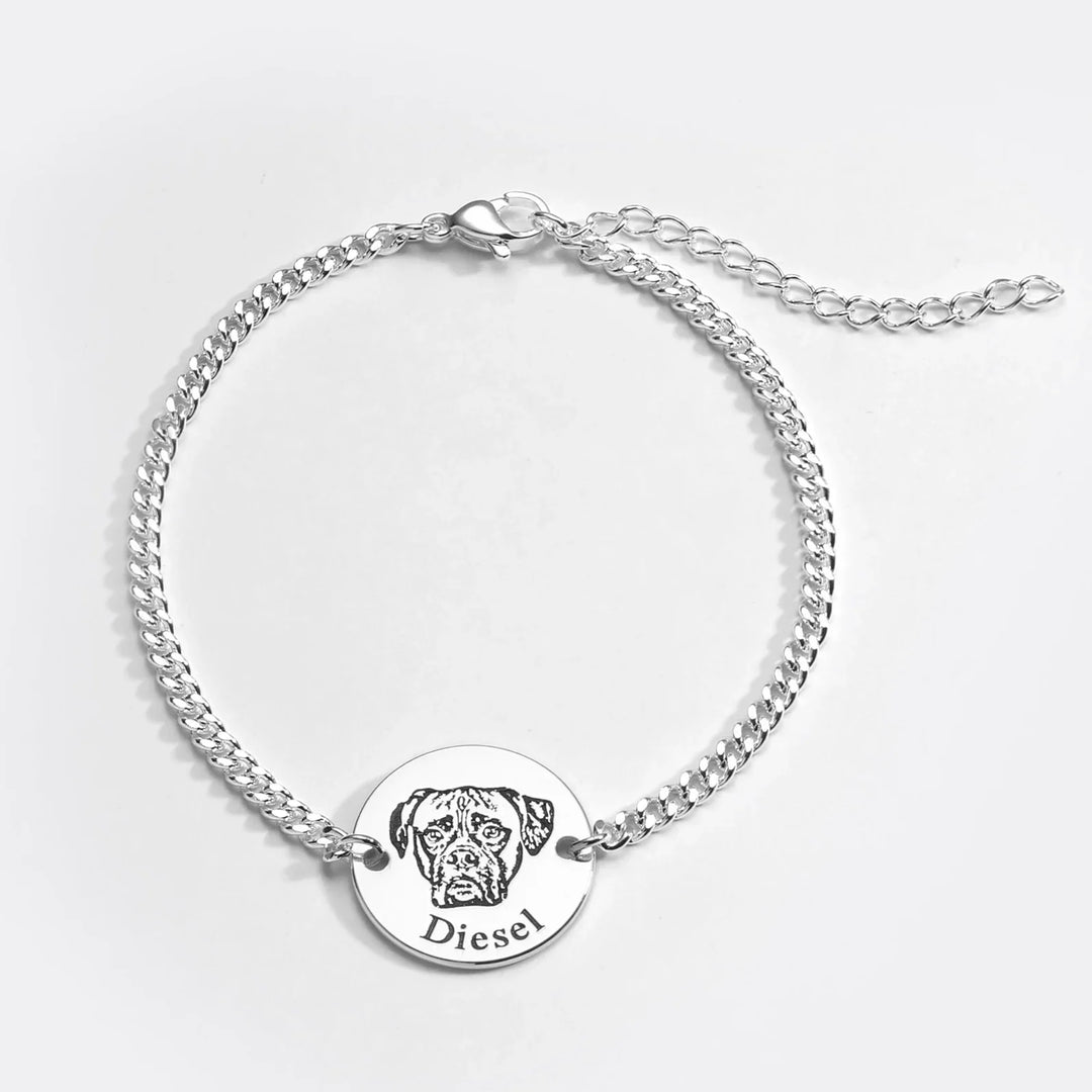 Pulseira Personalizável com Nome e Foto
