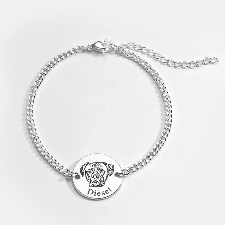 Pulseira Personalizável com Nome e Foto