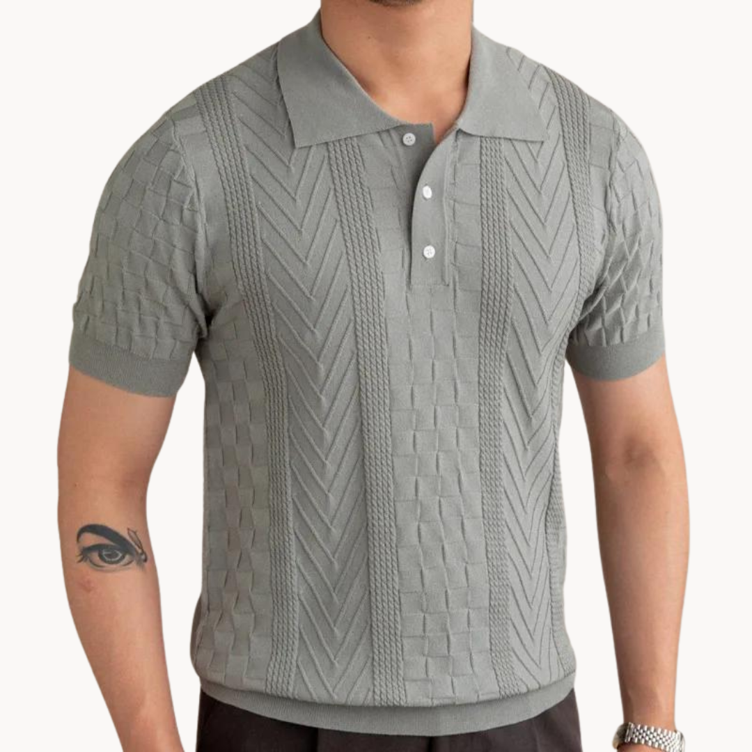 Polo - Mistura Texturizada Jacquard