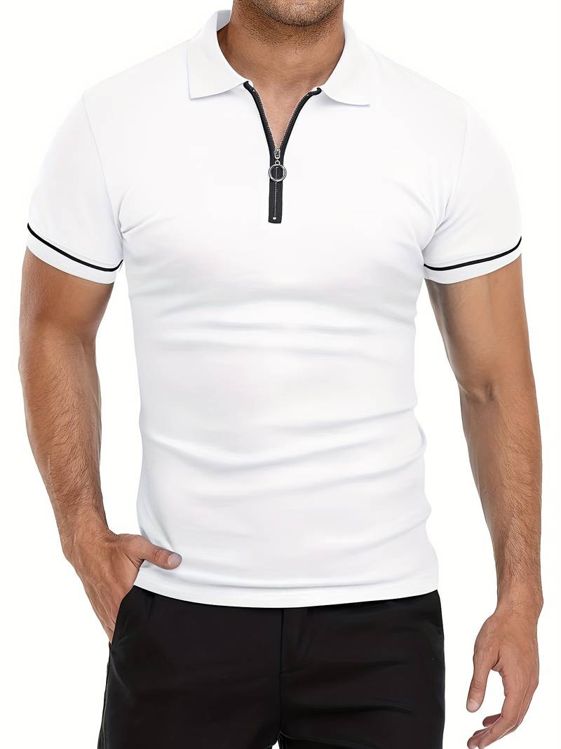 Camisa Polo - Gola com Zíper Respirável