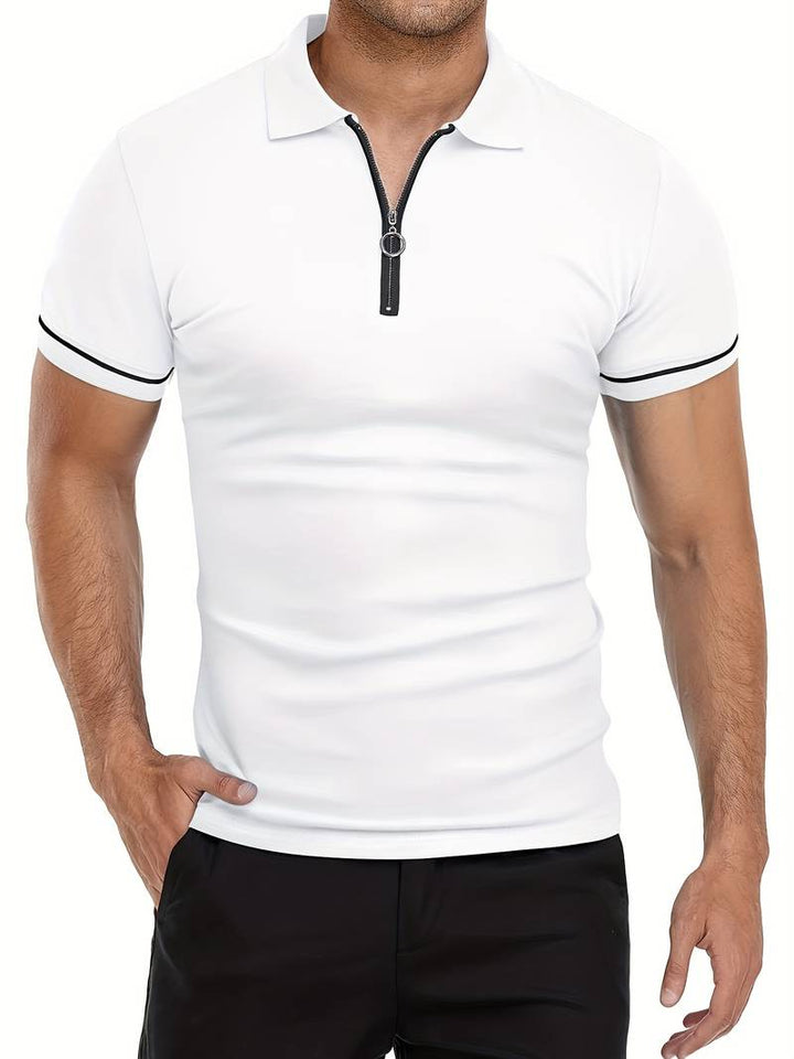 Camisa Polo - Gola com Zíper Respirável
