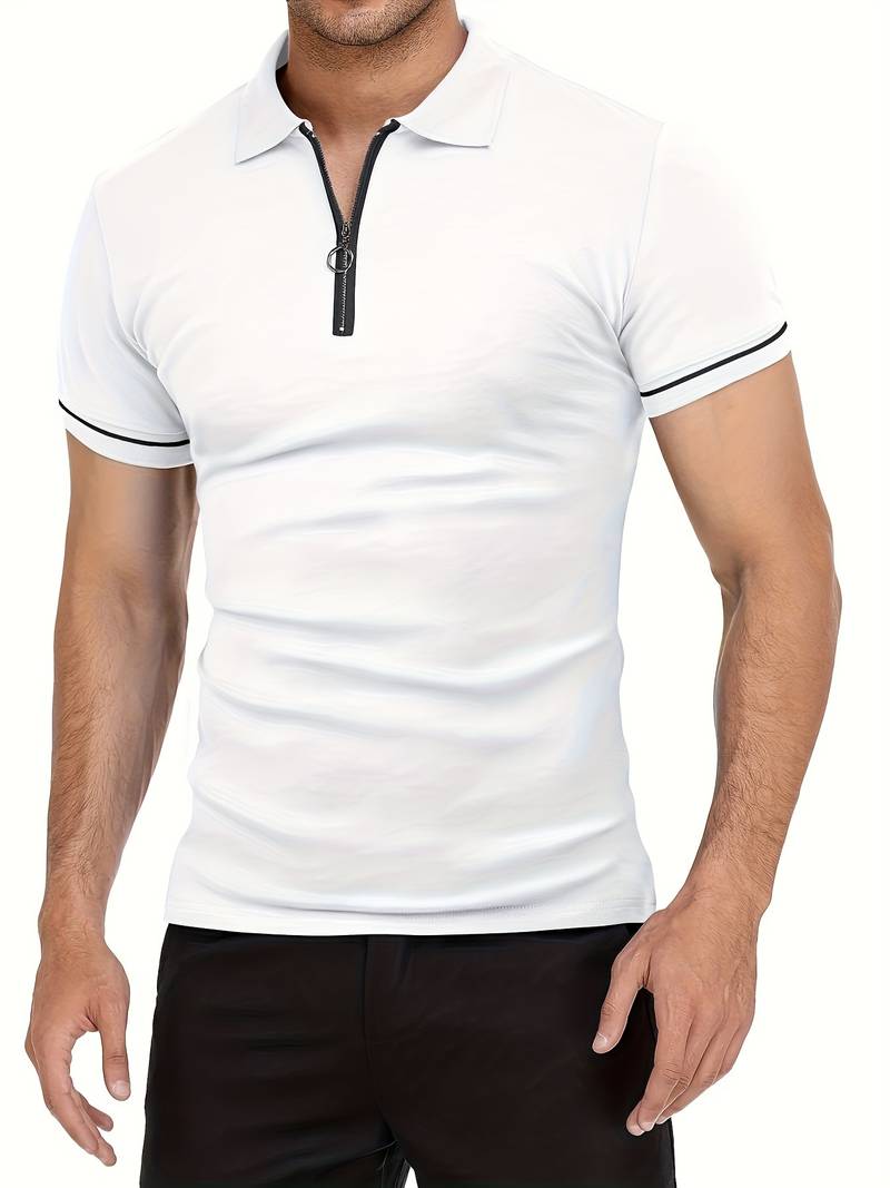 Camisa Polo - Gola com Zíper Respirável