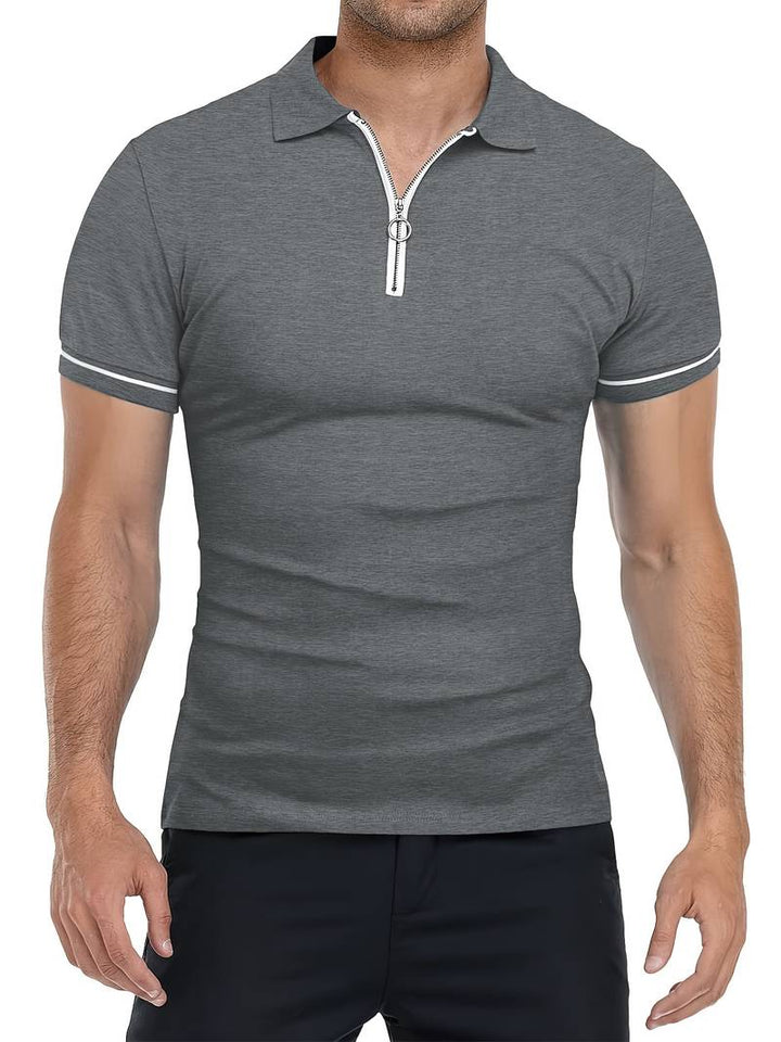 Camisa Polo - Gola com Zíper Respirável