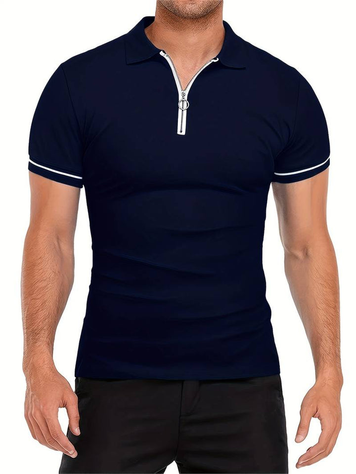 Camisa Polo - Gola com Zíper Respirável