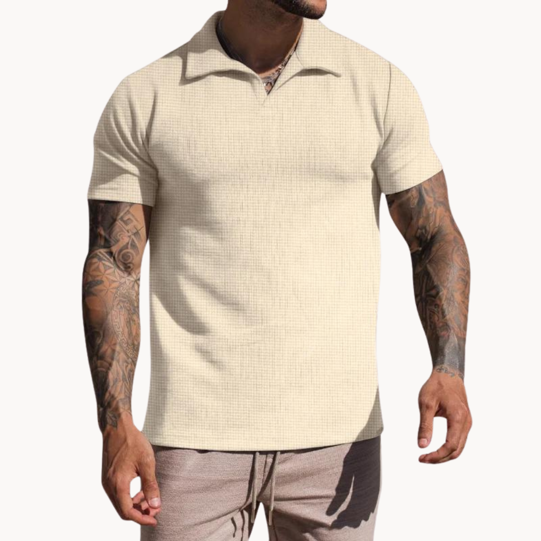 Polo - Fibras Tingidas Gola Johnny