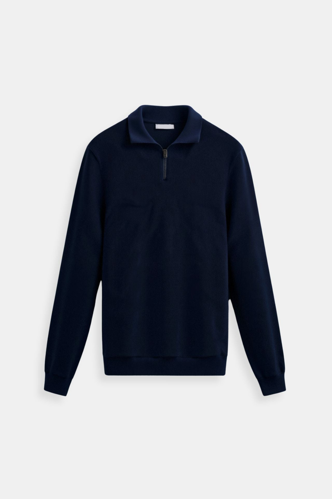Sweater de Gola Alta com Zíper