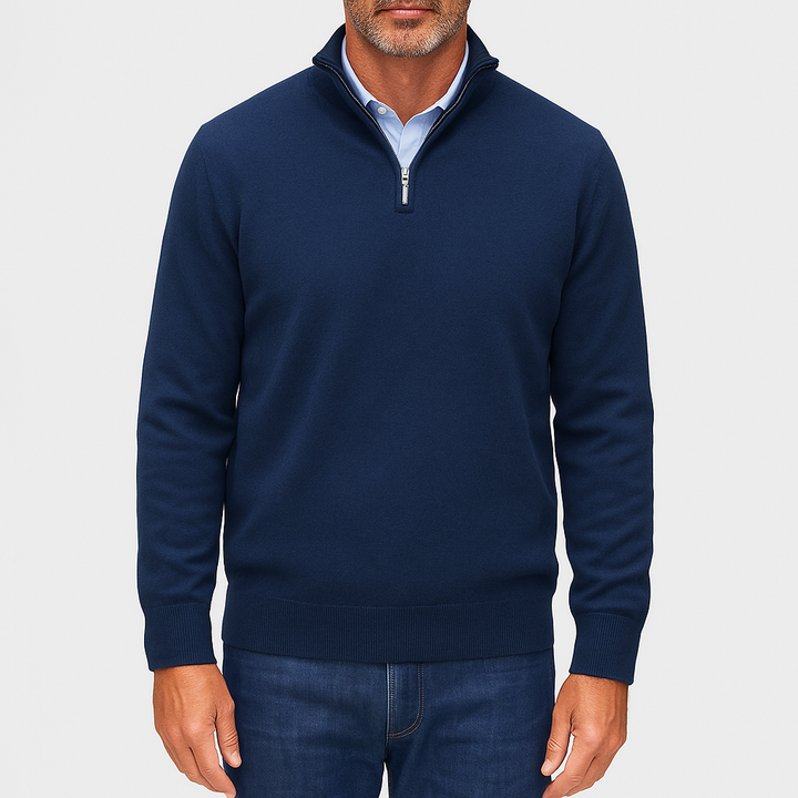 Sweater de Gola Alta - Malha Leve