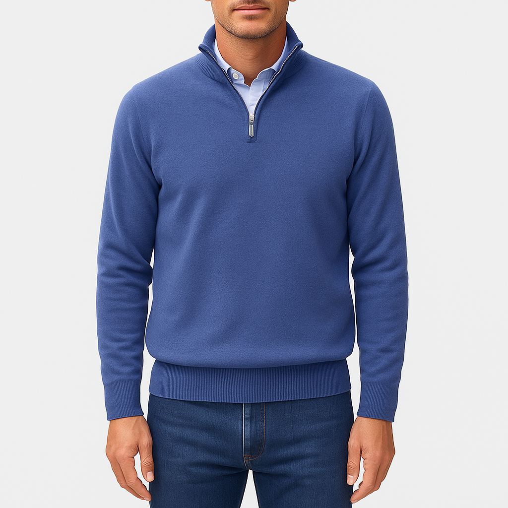 Sweater de Gola Alta - Malha Leve