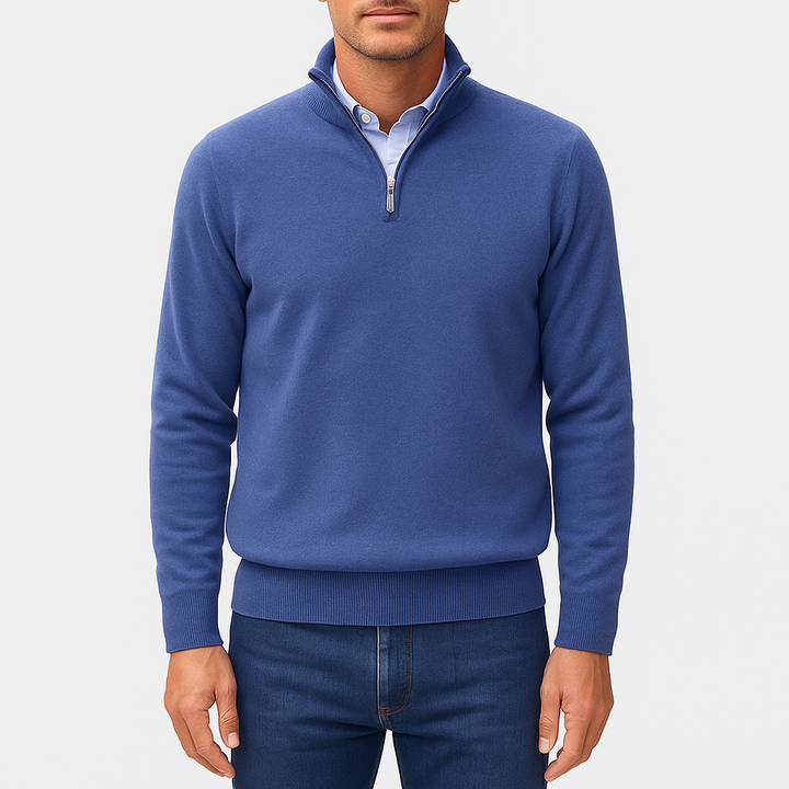 Sweater de Gola Alta - Malha Leve