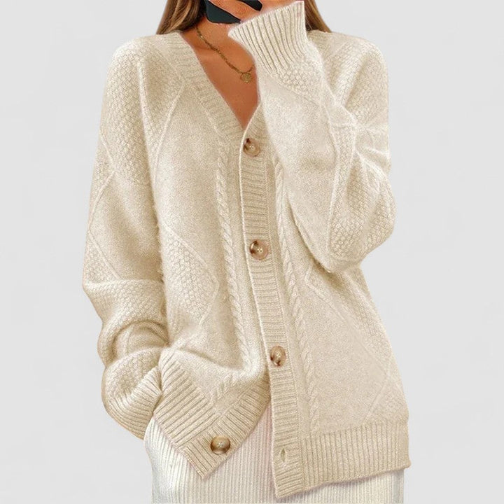 Eloísa - Cardigan de Malha Canelada