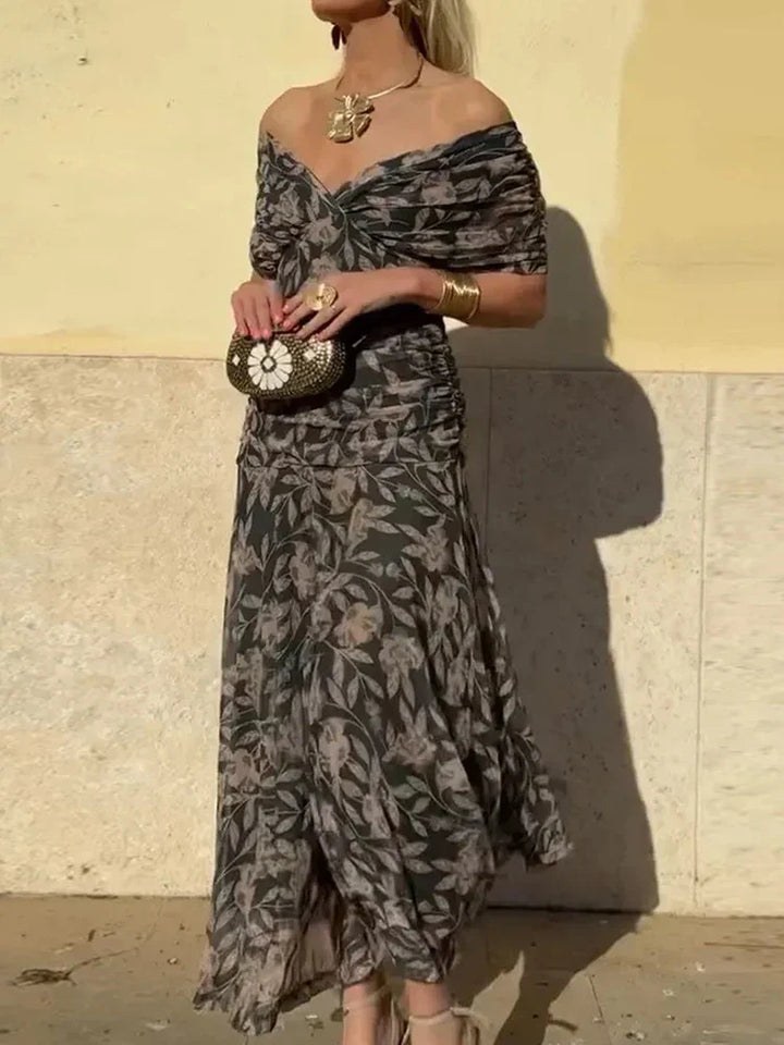 Luana - Vestido elegante com decote em V