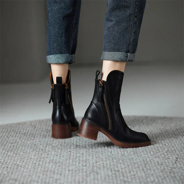 Clara - Botas em pele