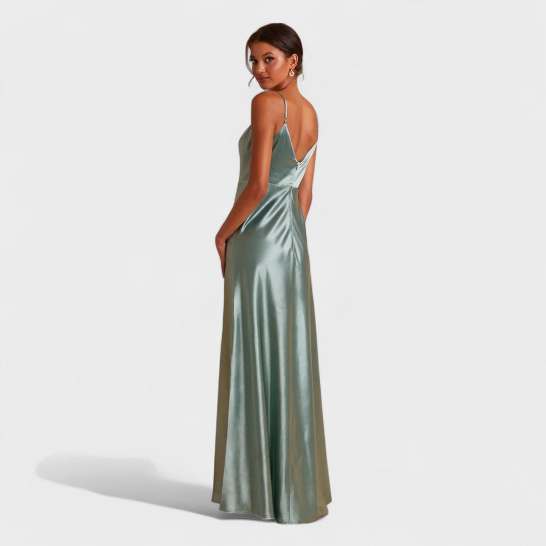 Lúcia - Vestido comprido Satin