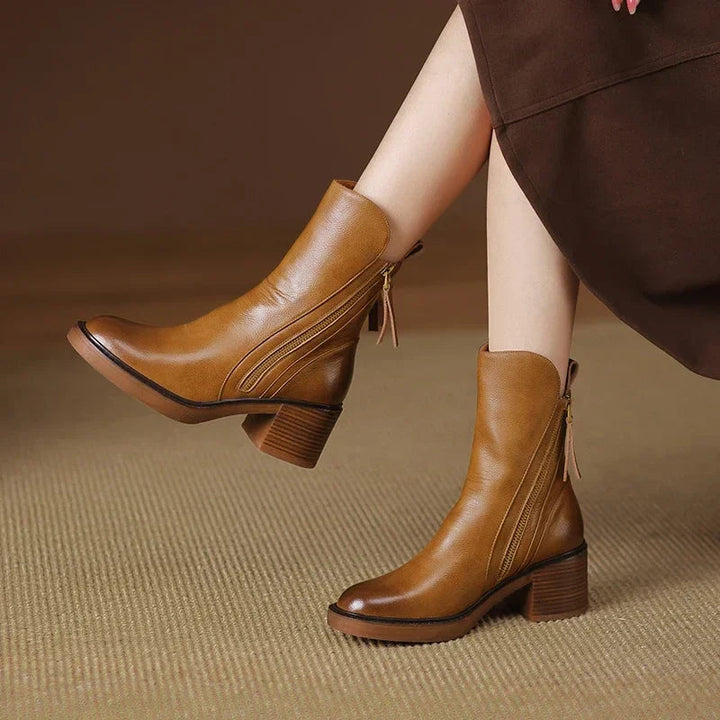 Clara - Botas em pele