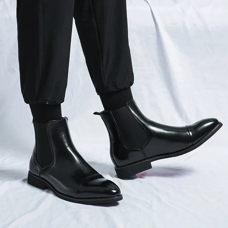 Hugo - Botas Chelsea em Couro
