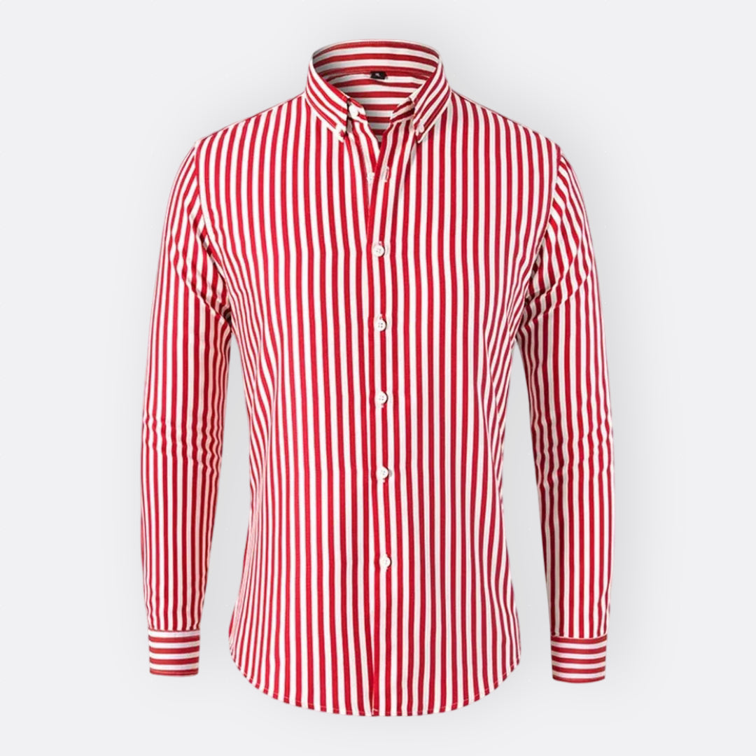 Artur - Camisa Clássica às Riscas