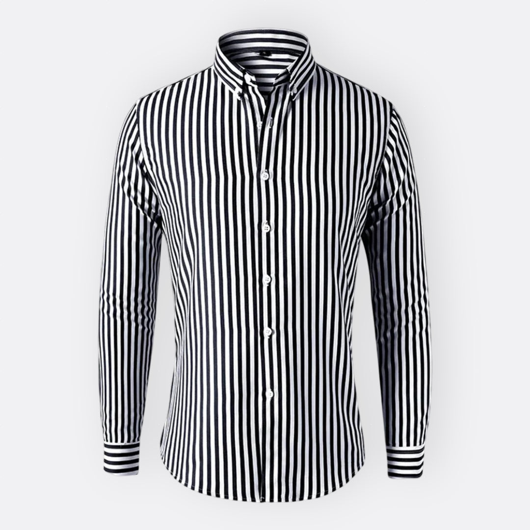 Artur - Camisa Clássica às Riscas